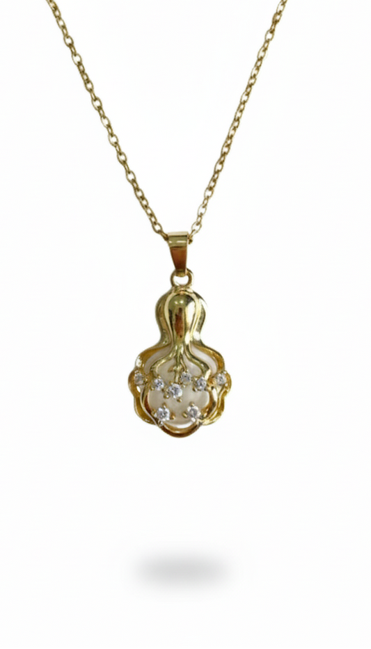 Diamond Floral Pendant