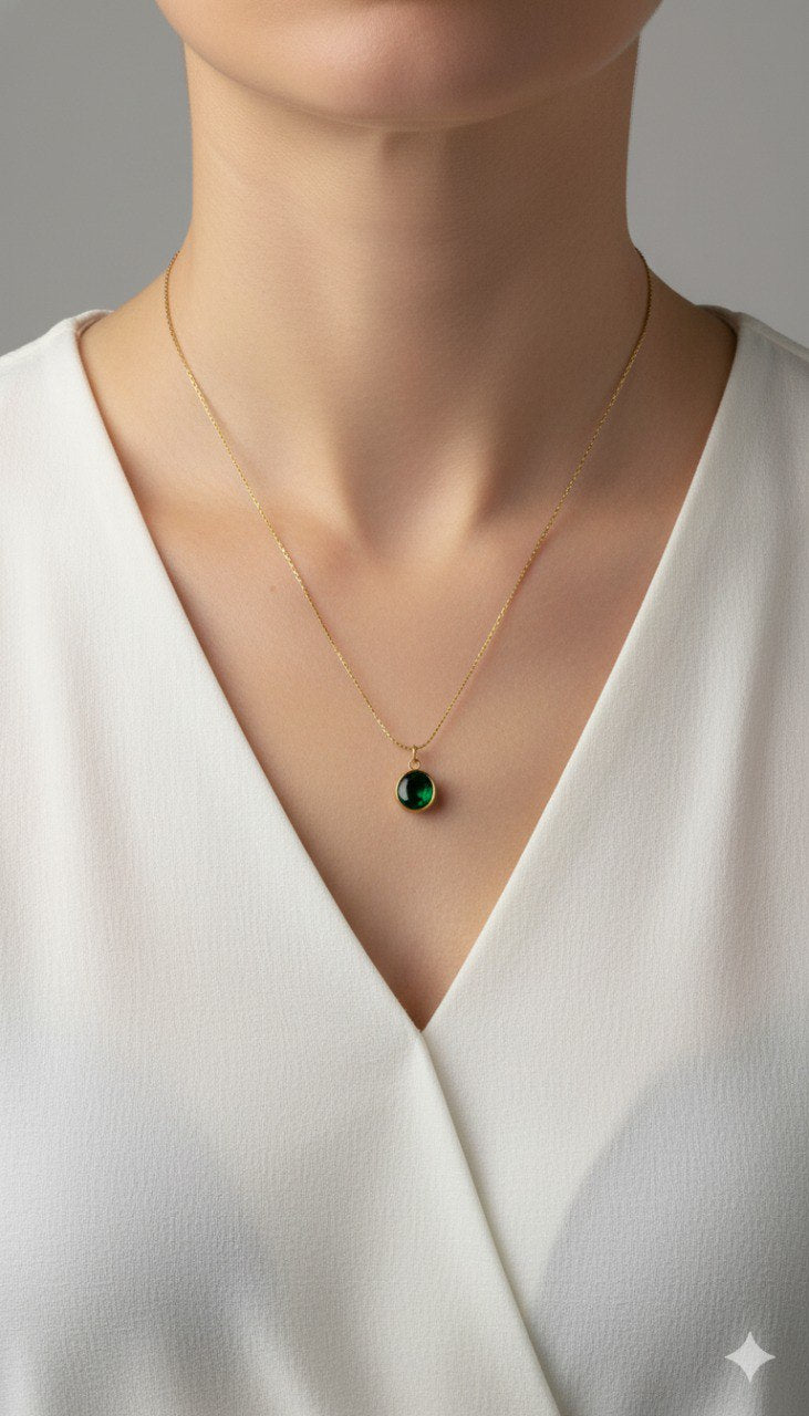 Green Crystal Pendant