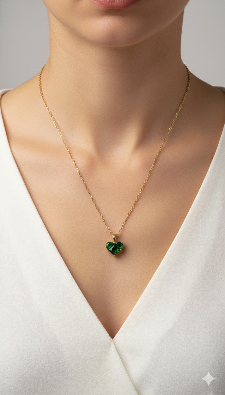 Crystal Heart Pendant