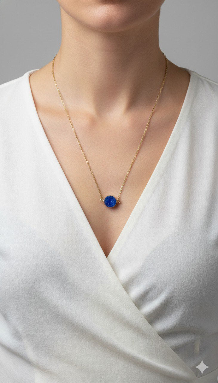 Blue Crystal Pendant