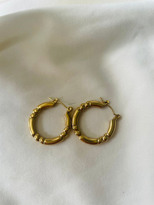 Circle of Charm Hoops