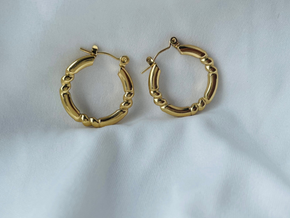 Circle of Charm Hoops