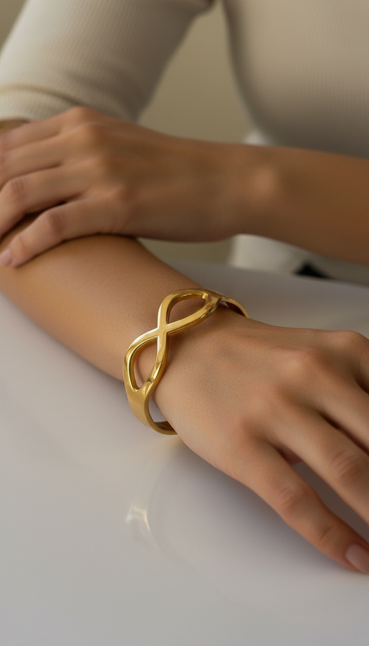 Golden Infinity Bracelet