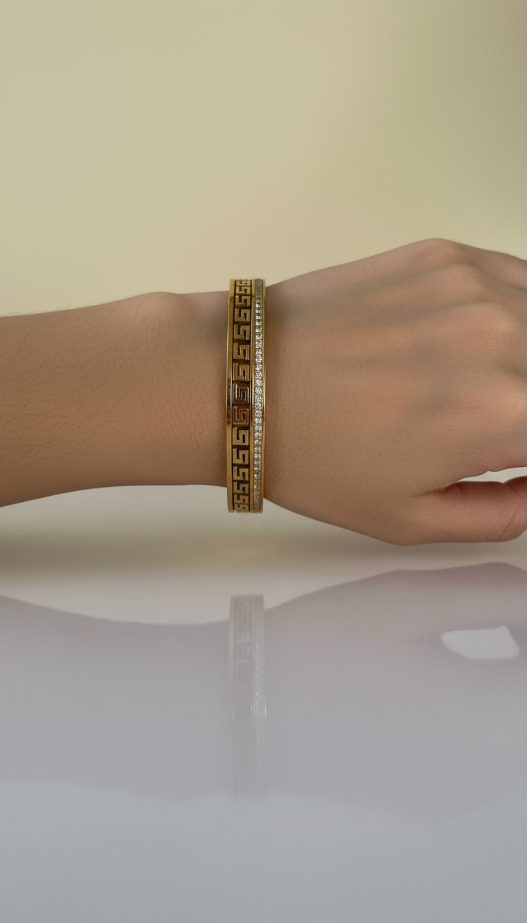 Golden Lockdown Bracelet